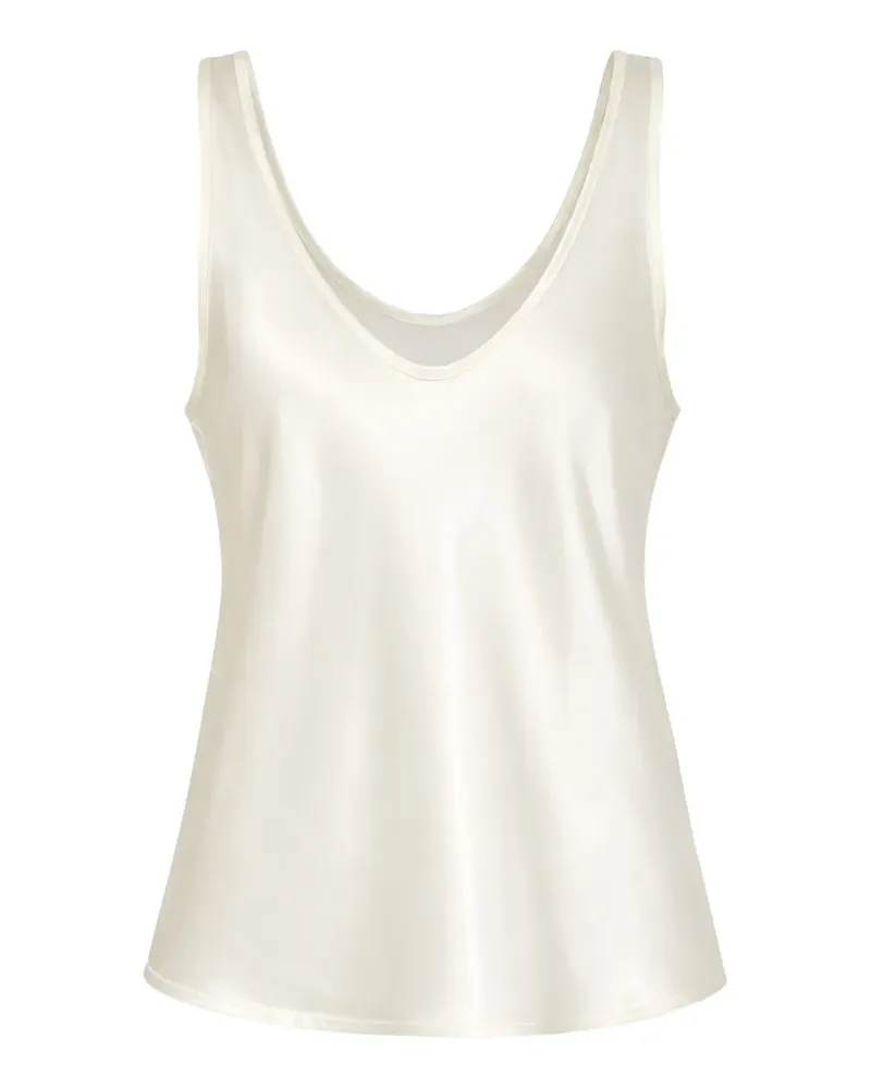Enza Costa silk tank top - Weiß Weiß