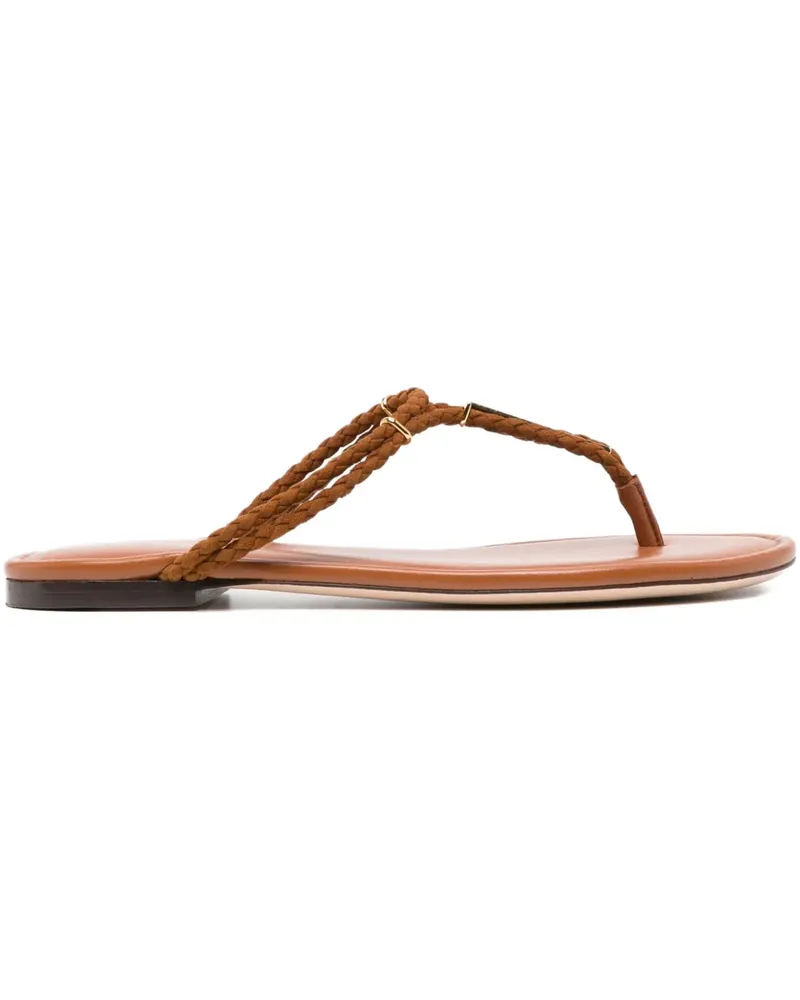 Tom Ford Lily Sandalen mit Zehensteg - Braun Braun