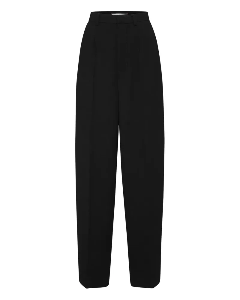Philipp Plein Dame Hose mit geradem Bein - Schwarz Schwarz