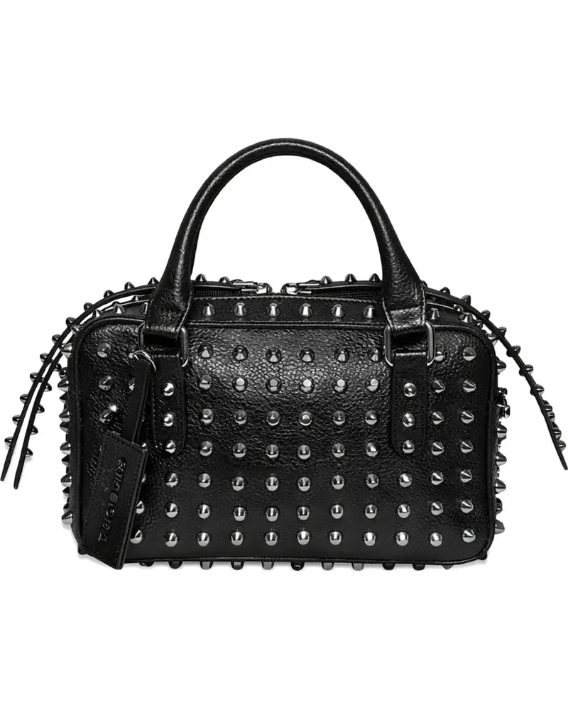 John Richmond mini stud-embellished bag - Schwarz Schwarz