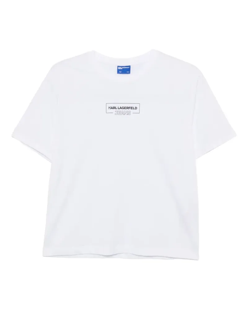 Karl Lagerfeld logo-print T-shirt - Weiß Weiß