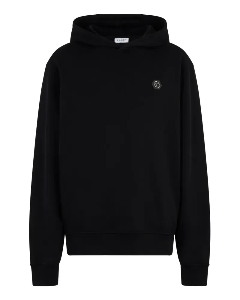 Philipp Plein Langärmeliger Hoodie - Schwarz Schwarz