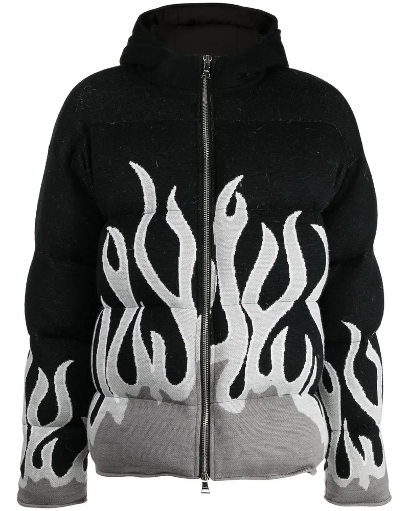 Haculla Gefütterte Up in Flames Jacke Schwarz