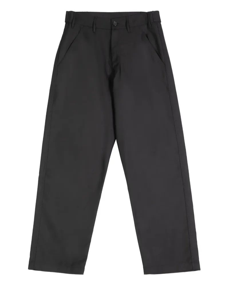 Comme des Garçons Gewebte Hose - Schwarz Schwarz