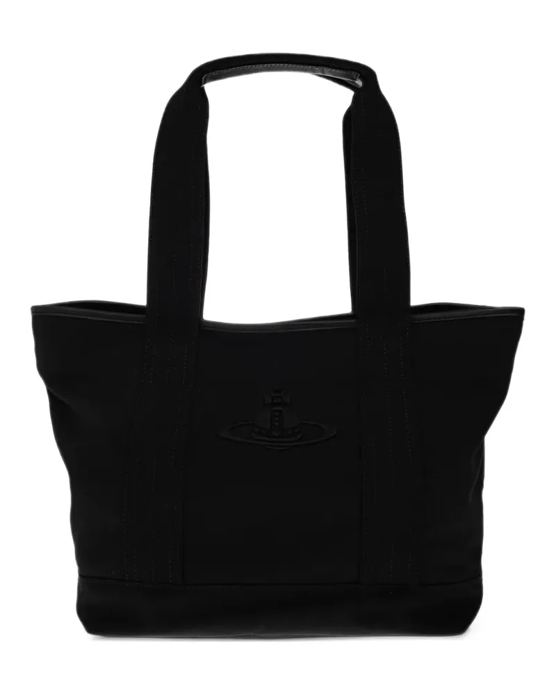 Vivienne Westwood Kleine Grant Tote Bag - Schwarz Schwarz