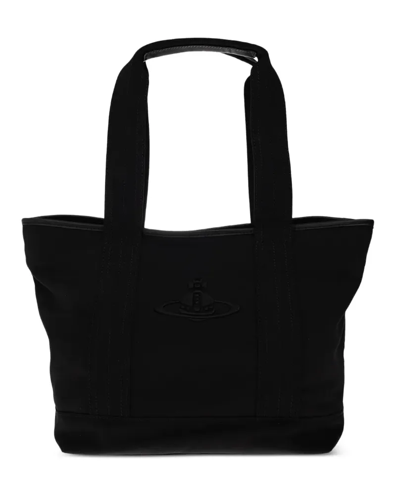 Vivienne Westwood Kleine Grant Tote Bag - Schwarz Schwarz