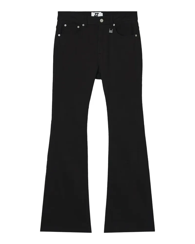 Izzue flared trousers - Schwarz Schwarz