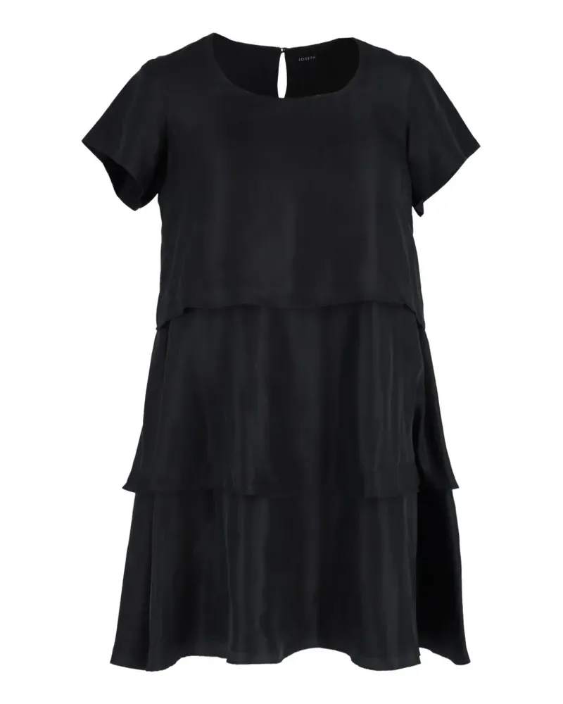 Joseph tiered mini dress - Schwarz Schwarz