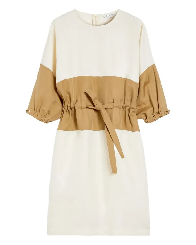 Max Mara Kleid aus Leinengemisch - Nude Nude