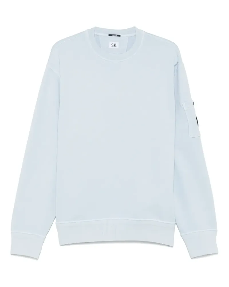 C.P. Company Sweatshirt mit Linsen-Detail - Blau Blau