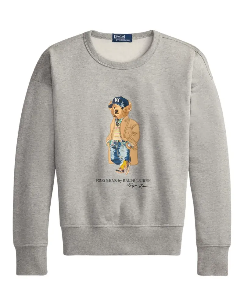 Ralph Lauren Polo Bear Pullover mit grafischem Print - Grau Grau