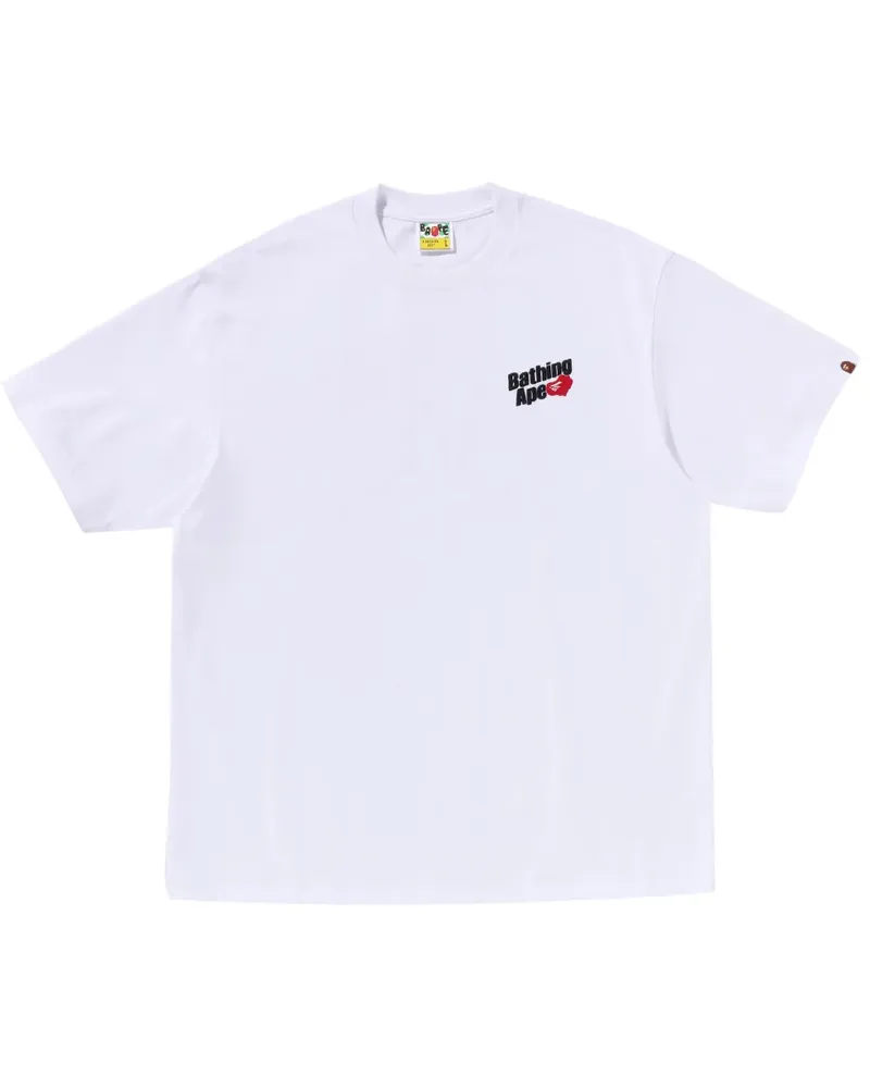 BAPE T-Shirt aus Baumwolle - Weiß Weiß
