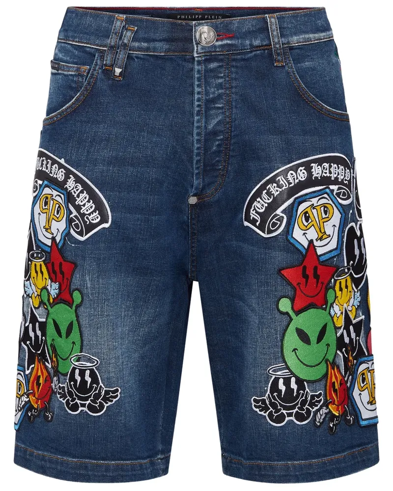 Philipp Plein Fermentera Shorts - Blau Blau