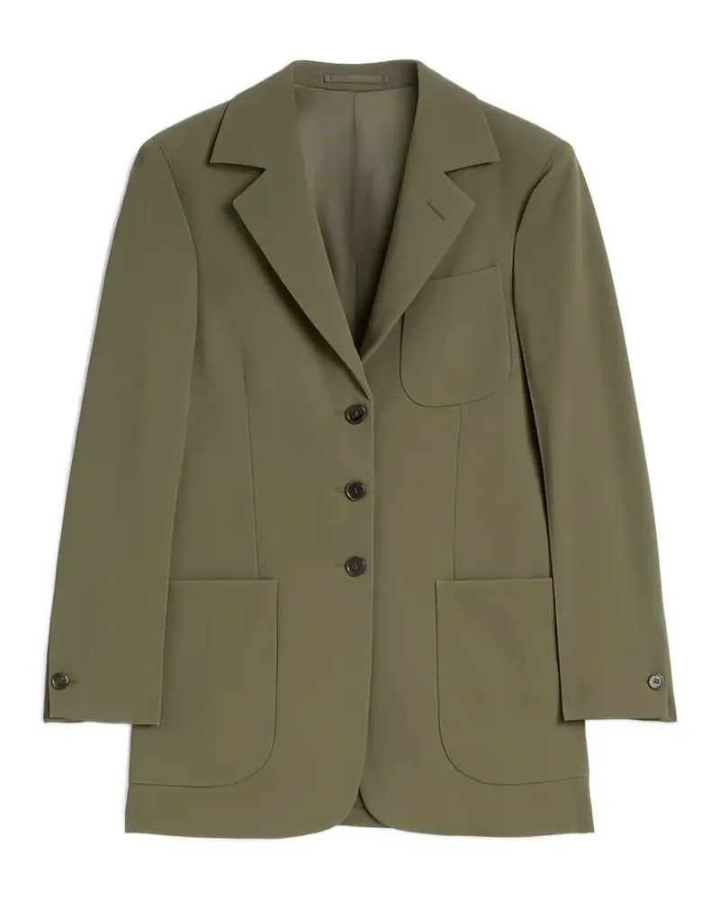 Jil Sander Einreihiger Blazer - Grün Grün