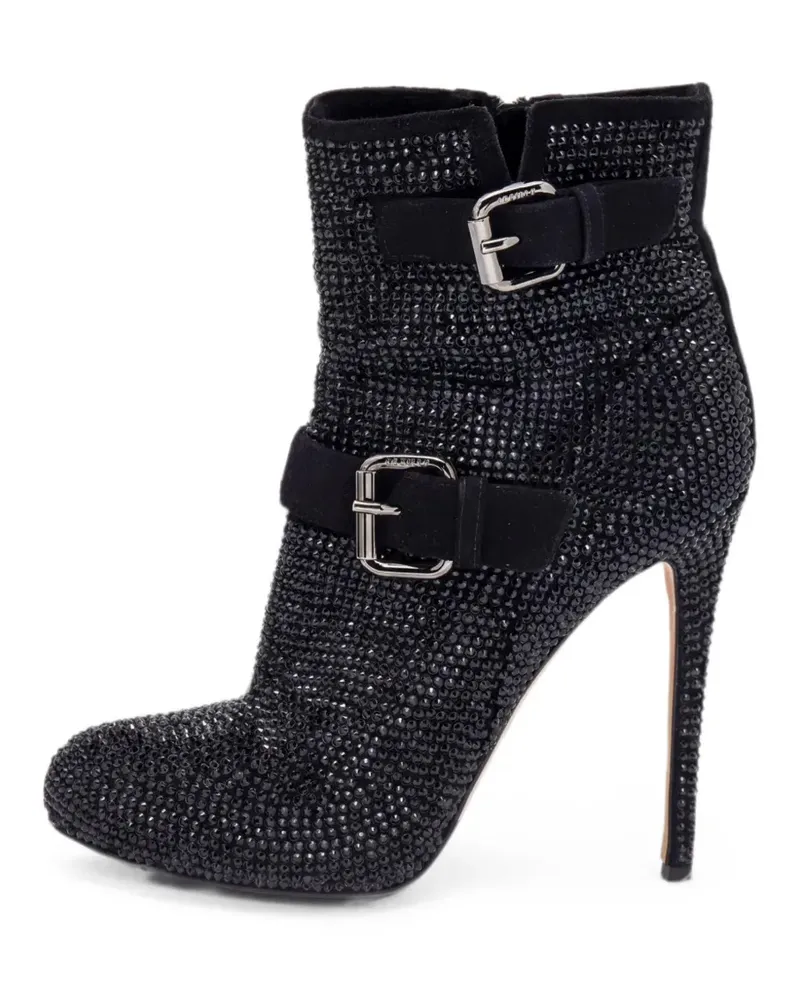 Le Silla embellished buckled ankle boots - Schwarz Schwarz