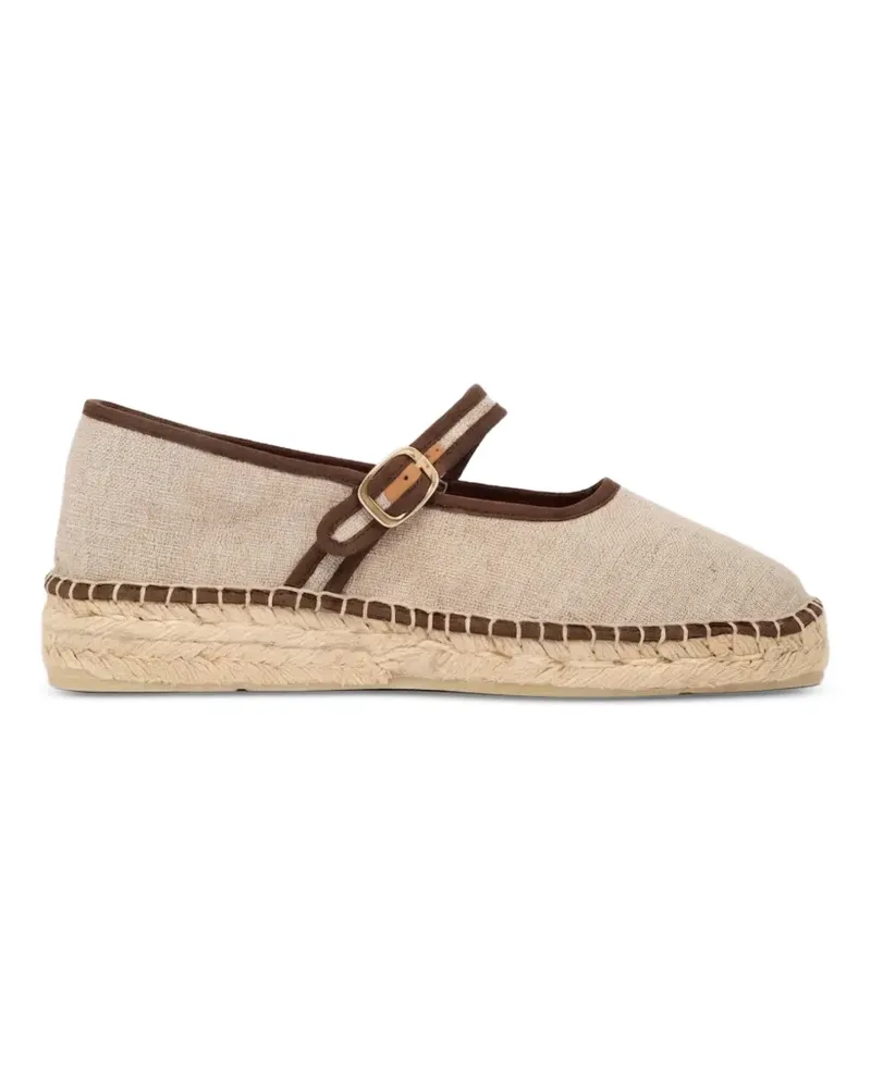 Carel Lagoa Espadrilles mit Schnallenverschluss - Nude Nude