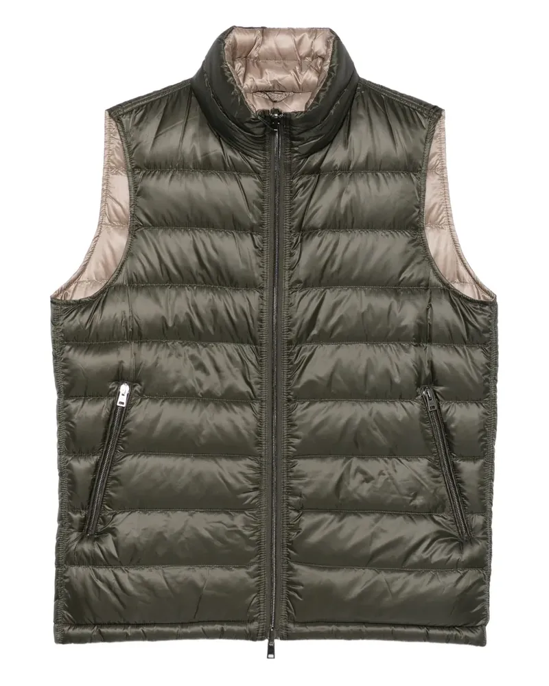 Herno Gesteppte Jacke mit Reißverschluss - Grün Grün