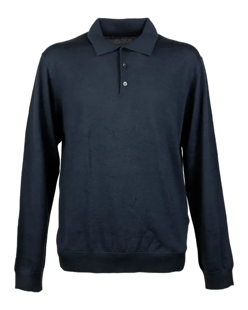 CRUNA St Germain long-sleeve knitted sweater - Blau Blau