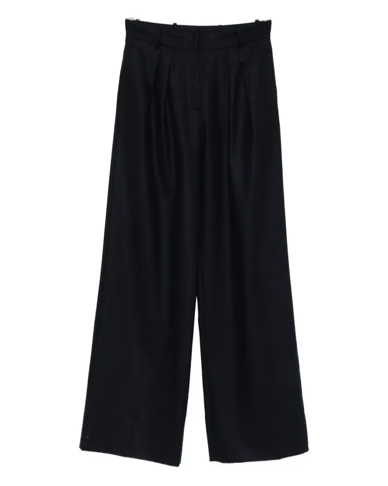 Malo pleated trousers - Blau Blau