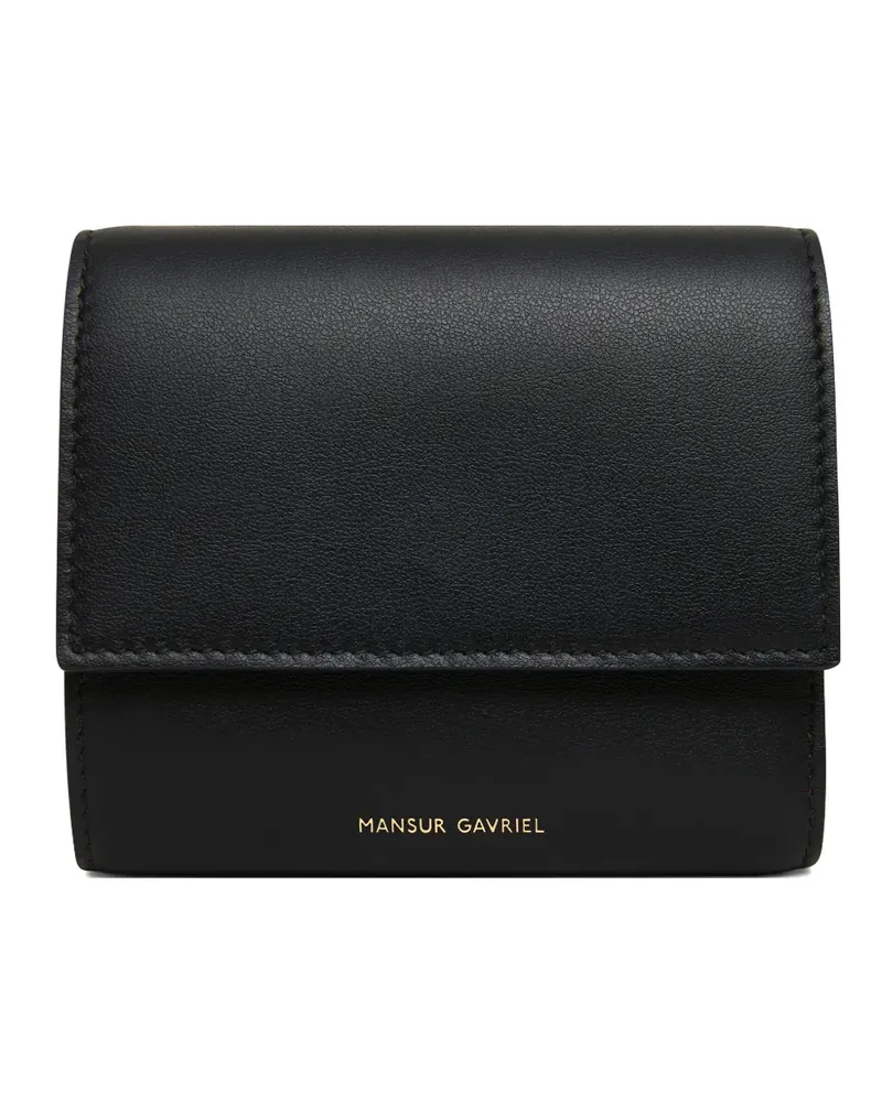 Mansur Gavriel Portemonnaie mit Logo-Stempel - Schwarz Schwarz