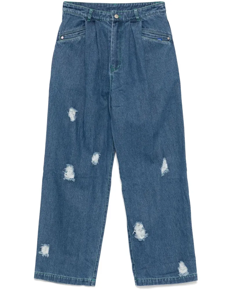 OFF DUTY Llot Distressed-Jeans - Blau Blau