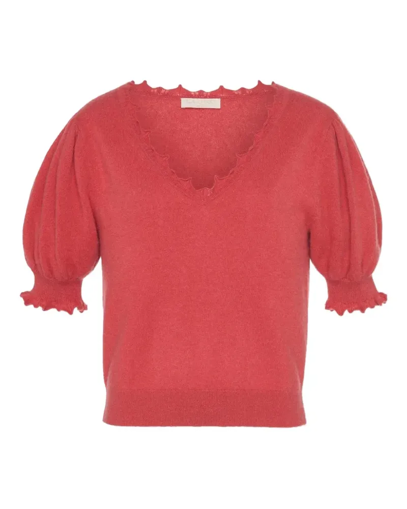 Ulla Johnson Polline V-neck top - Rot Rot