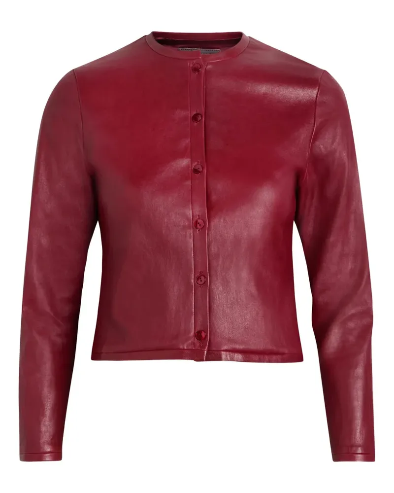 Stouls Astrid 25 buttoned leather jacket - Rot Rot