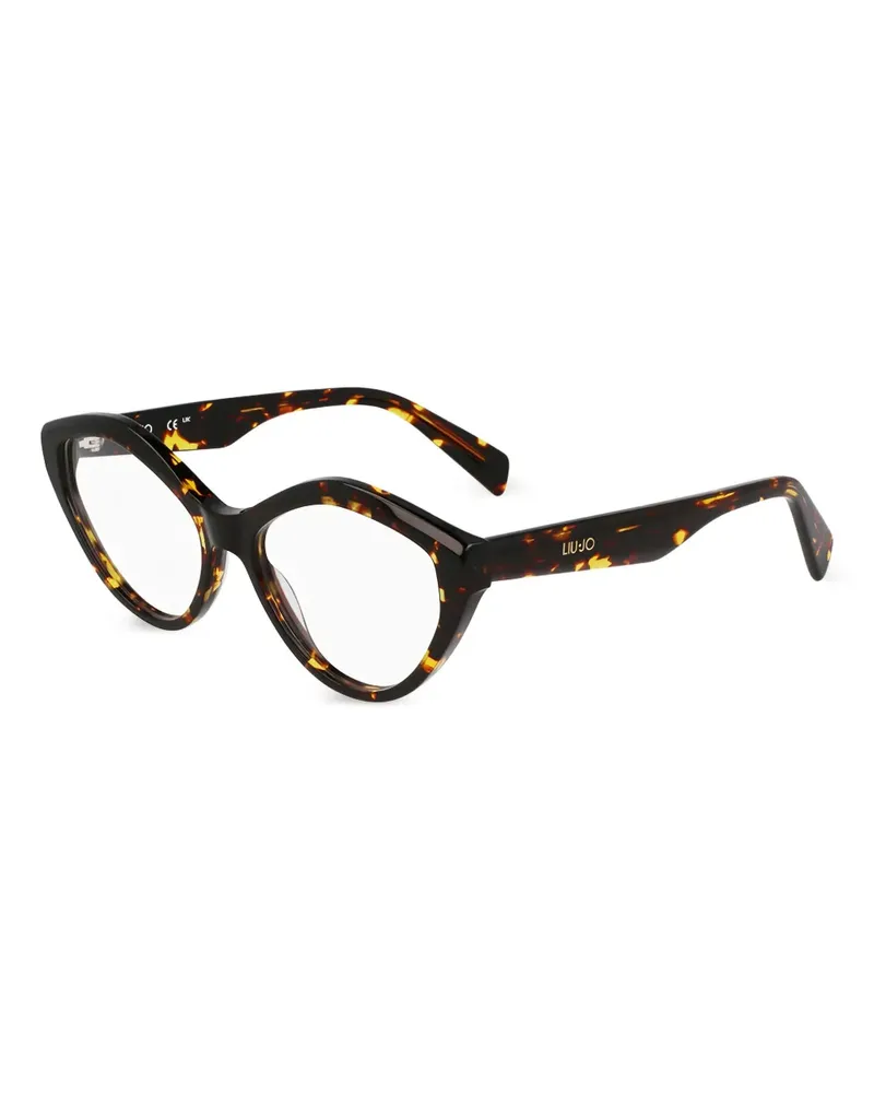Liu Jo Brille mit geometrischem Gestell - Braun Braun