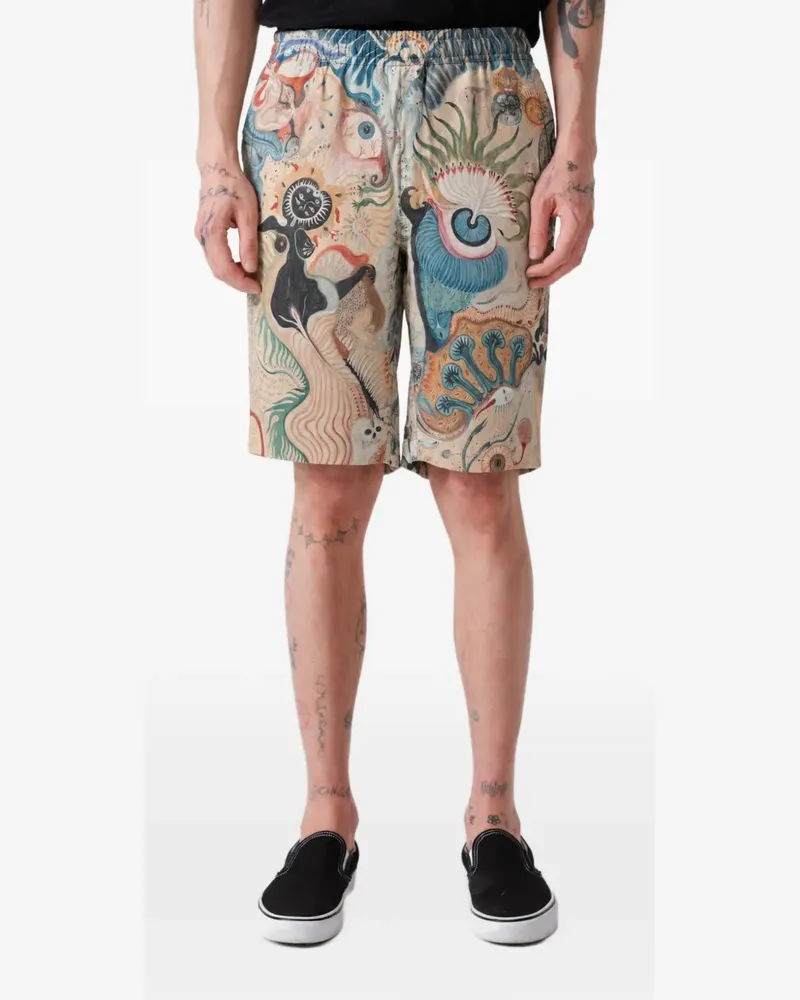 ENDLESS JOY Eternal Squid Boardshorts - Nude Nude