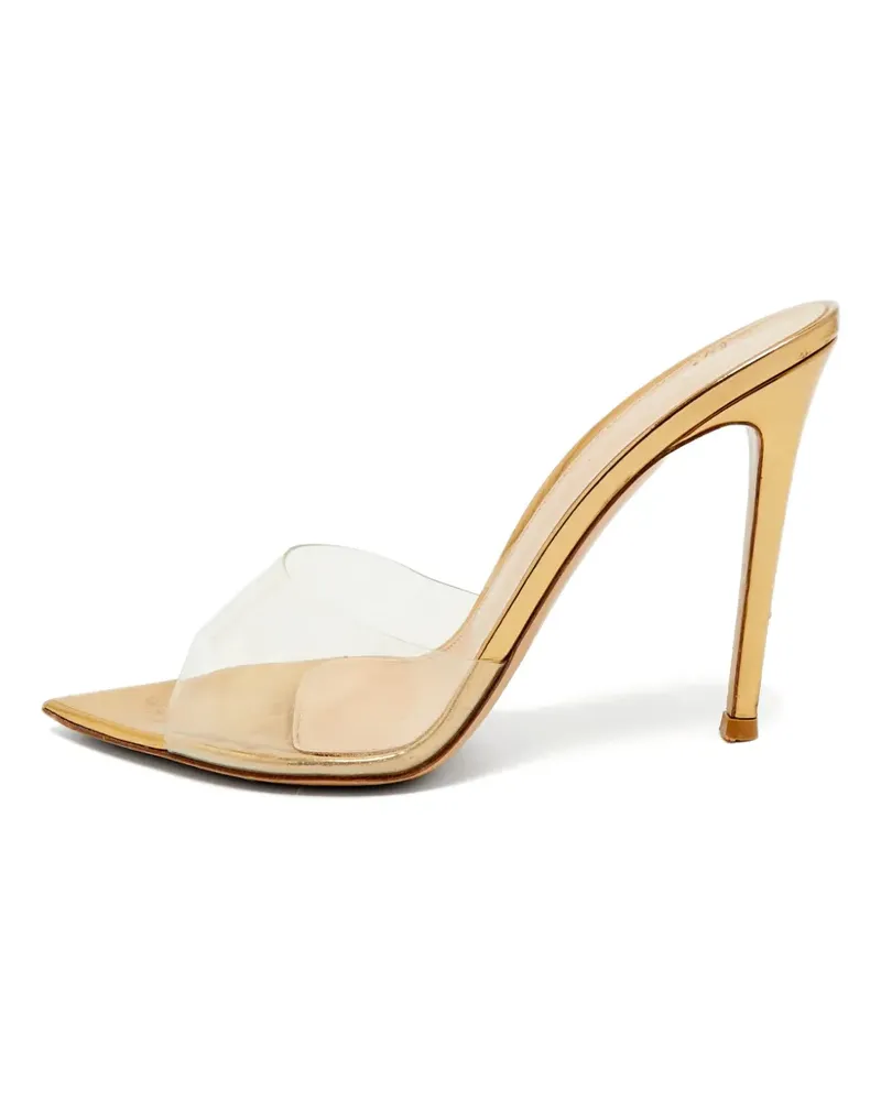 Gianvito Rossi Elle Mules - Gold Gold