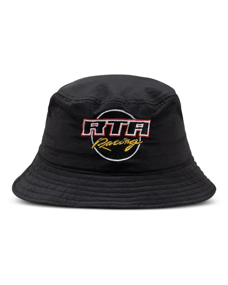 RTA Fischerhut mit Logo-Stickerei - Schwarz Schwarz