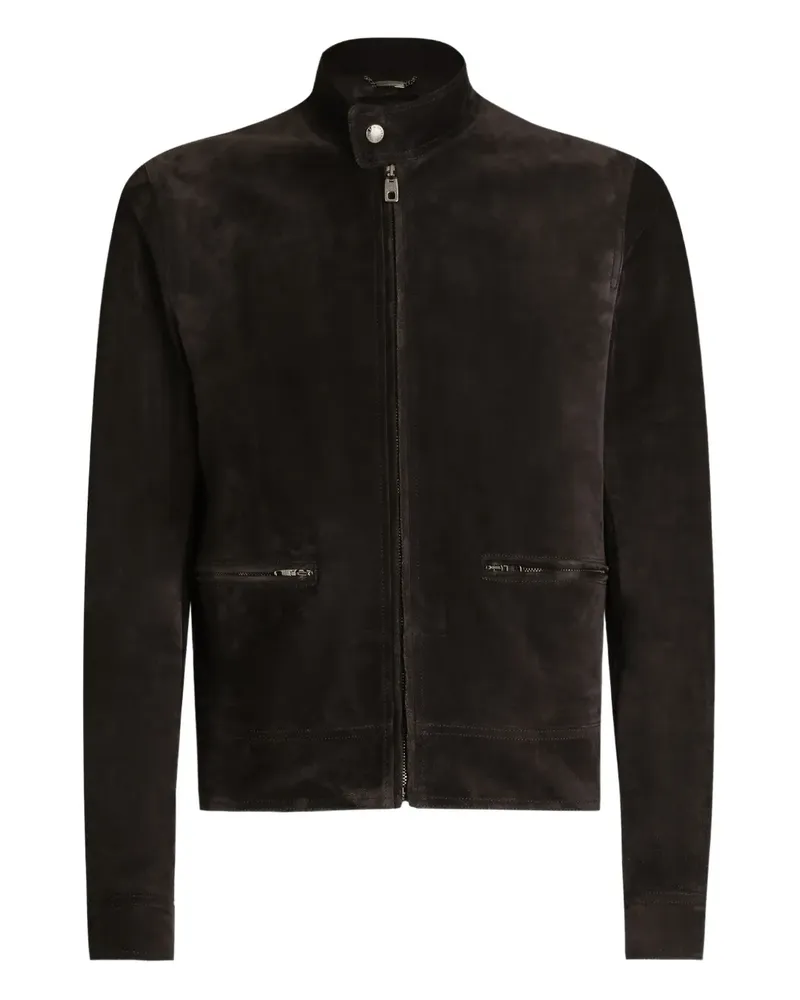 Dolce & Gabbana Jacke aus Wildleder - Braun Braun