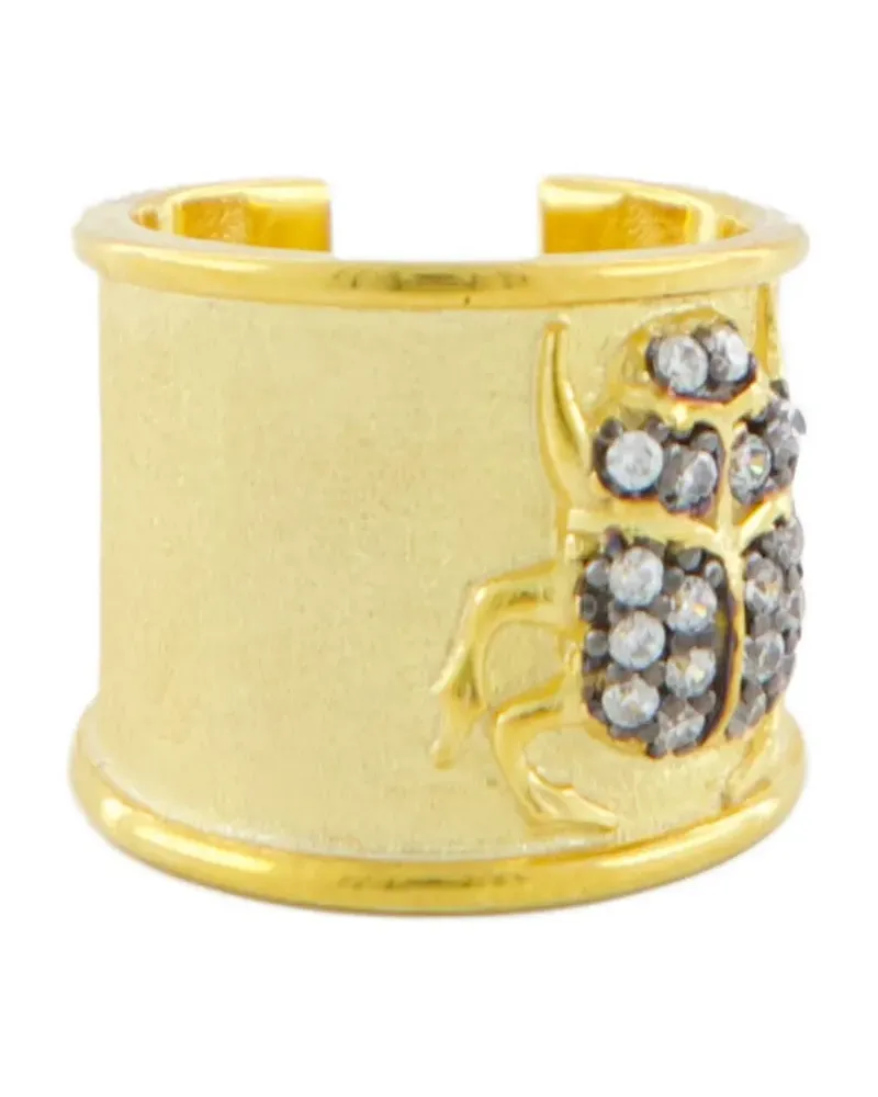 Begüm Khan Ear Cuff mit Skarabäus-Verzierung - Gold Gold