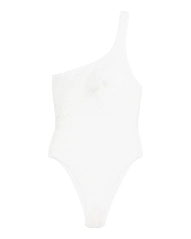 Missoni Asymmetrischer Badeanzug - Weiß Weiß