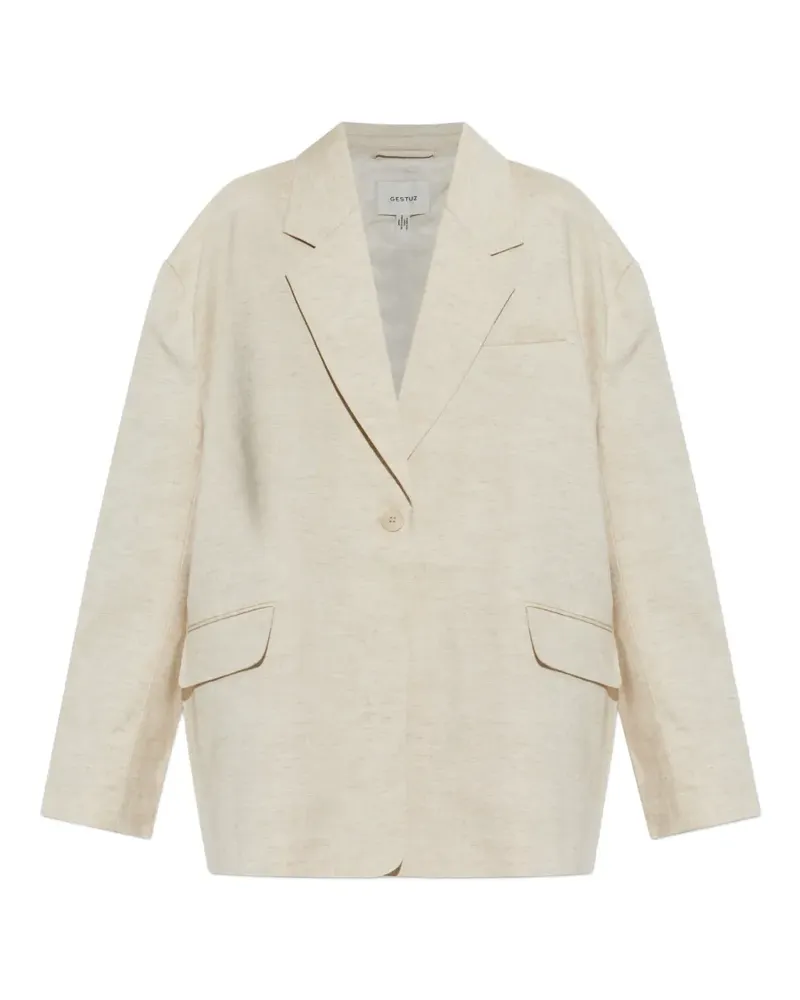 Gestuz Gzriava notch-lapel blazer - Nude Nude