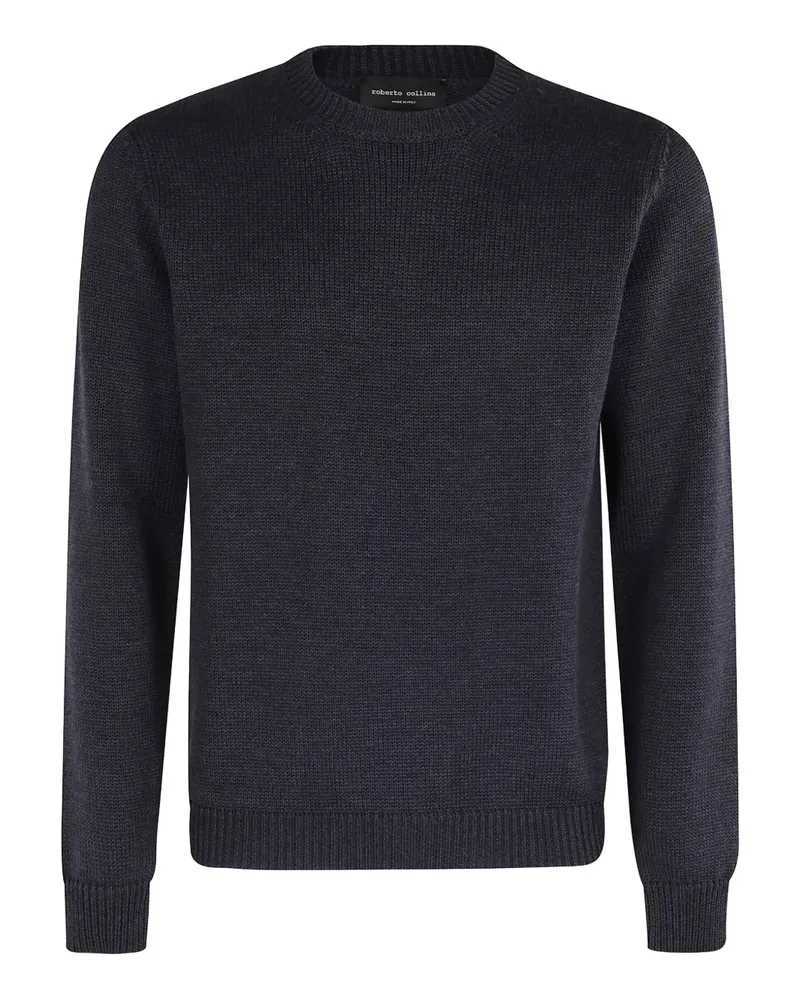 Roberto Collina Gerippter Pullover - Blau Blau