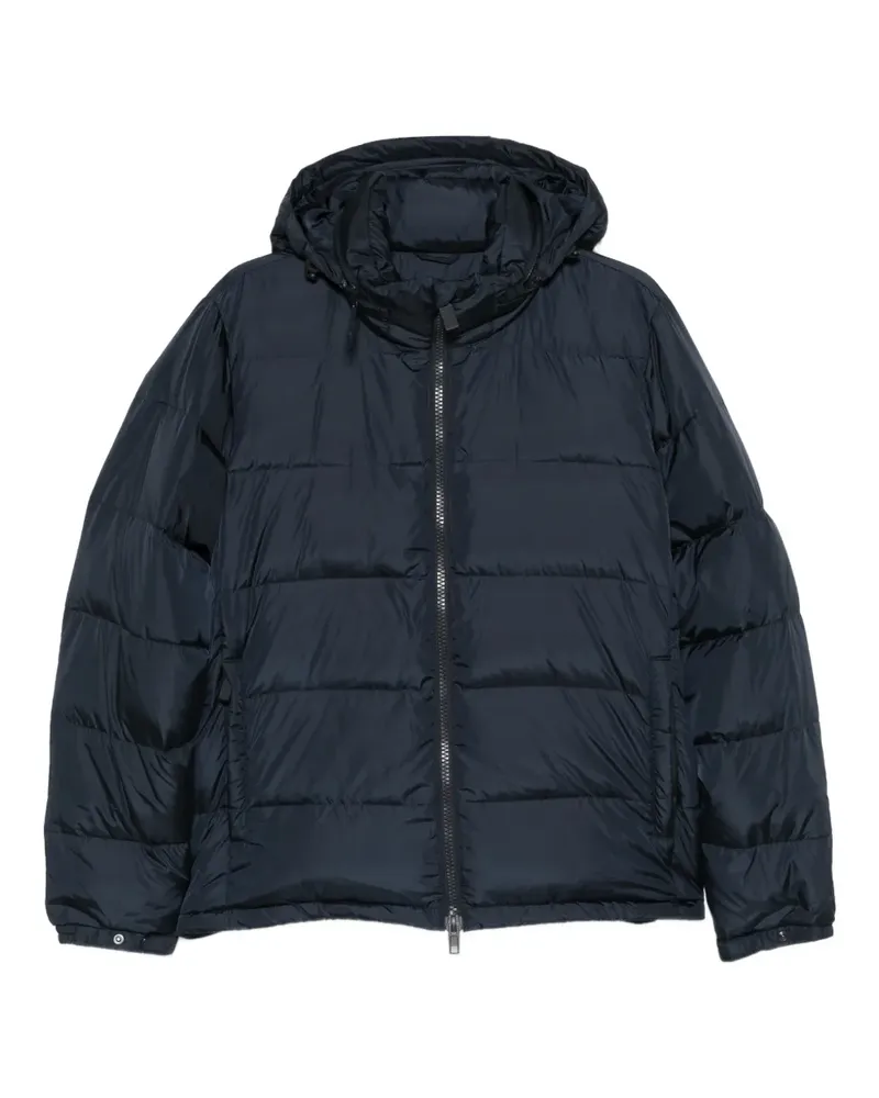 ASPESI Gefütterte Kapuzenjacke - Blau Blau