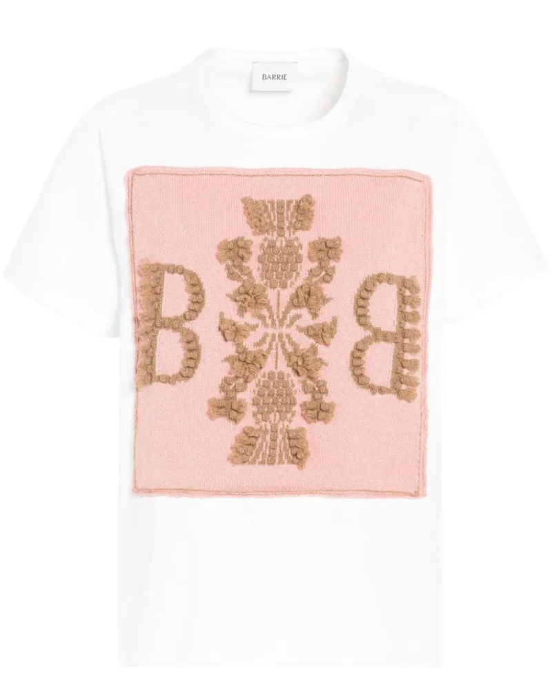 Barrie T-Shirt mit B-Logo - Weiß Weiß