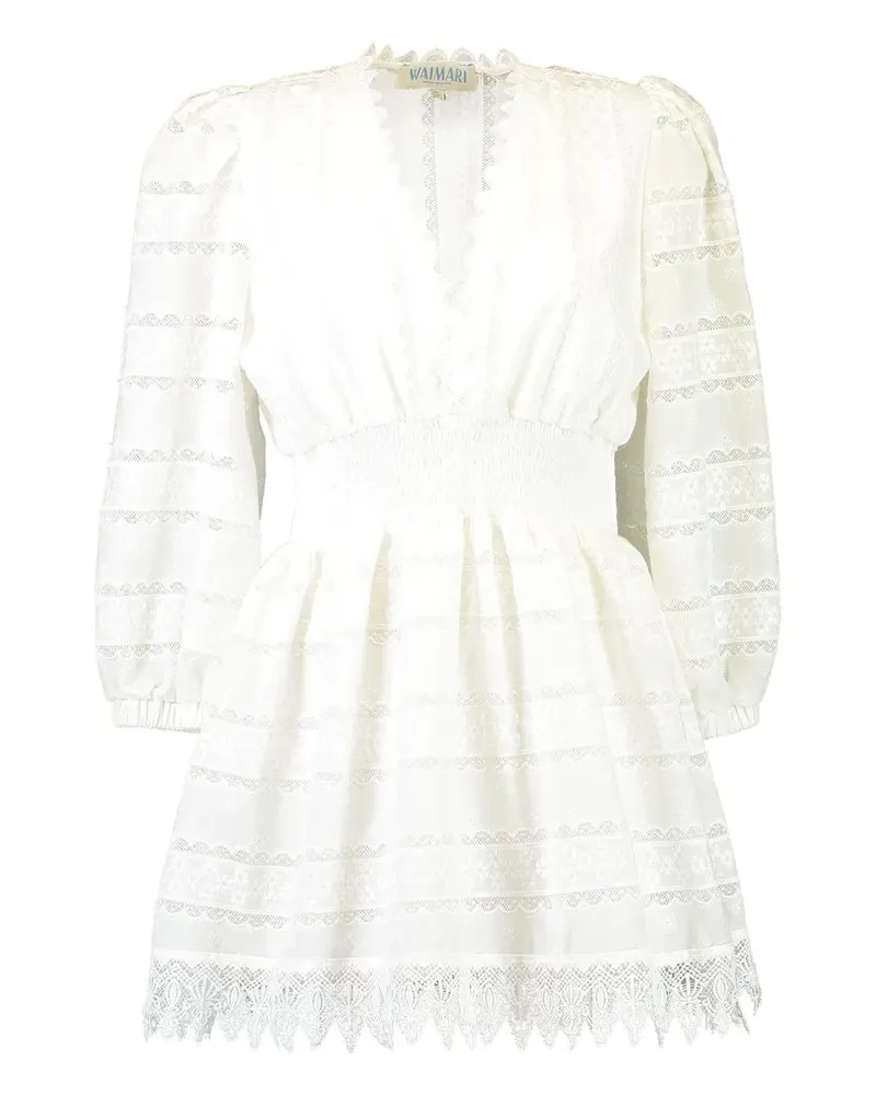 WAIMARI Mar de Plata Minikleid - Weiß Weiß