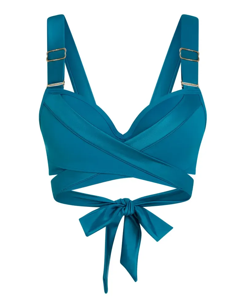 Marlies Dekkers Wattiertes Bikinioberteil - Blau Blau