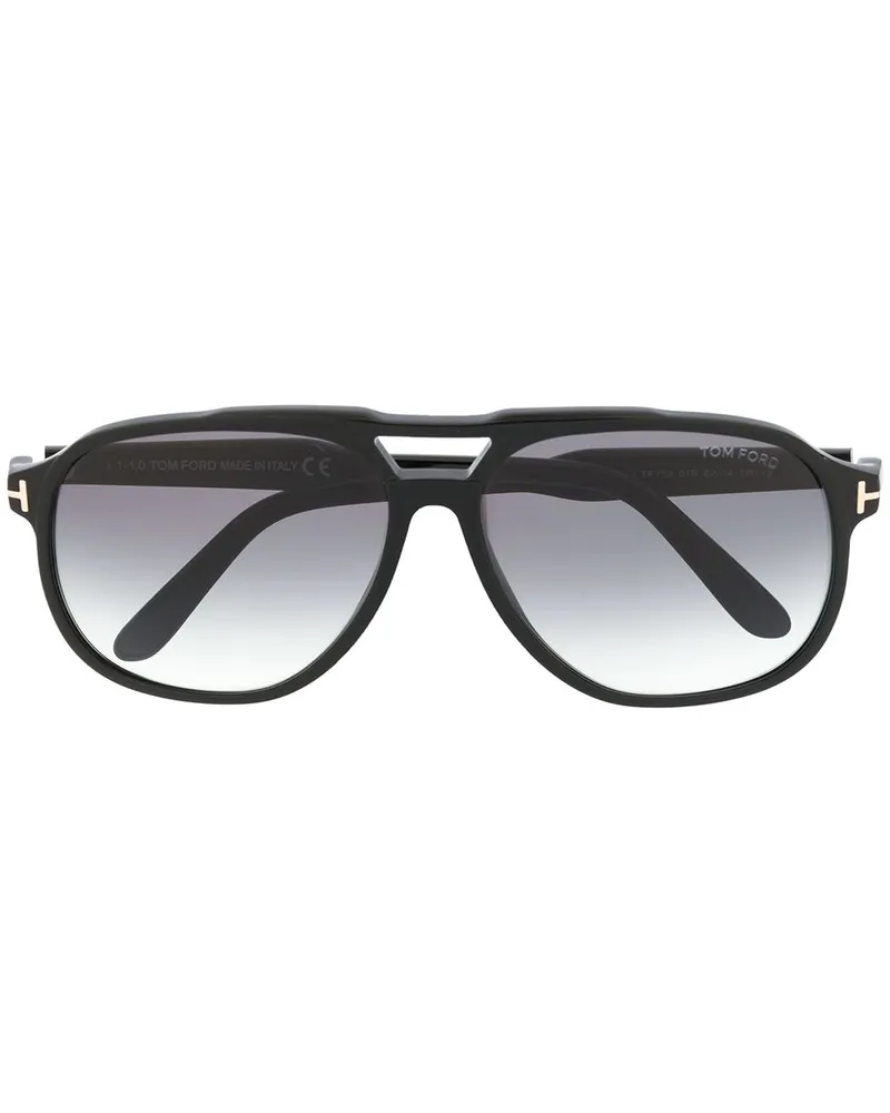 Tom Ford Getönte Pilotenbrille - Schwarz Schwarz