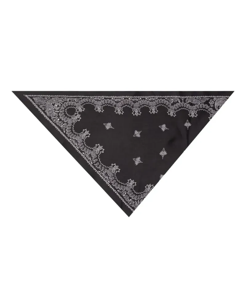 Destin Bandana mit Paisley-Print - Schwarz Schwarz