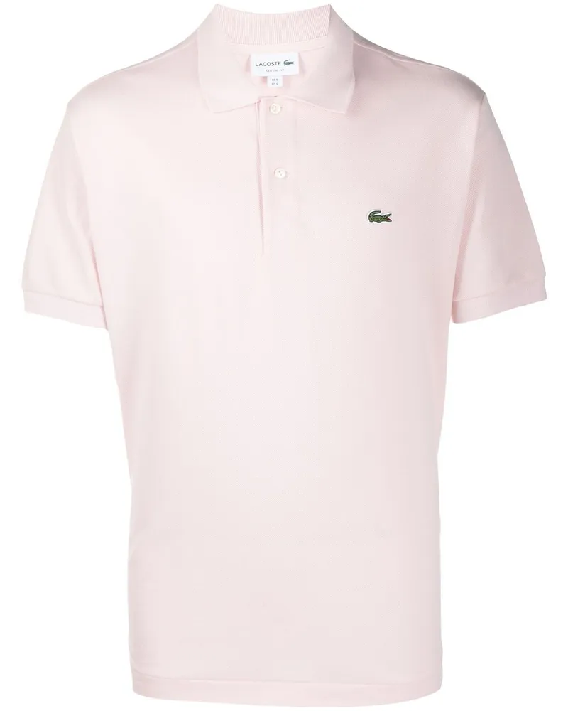 Lacoste Poloshirt mit Logo-Stickerei - Rosa Rosa