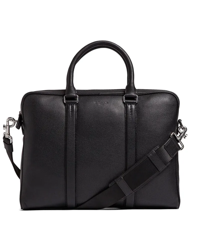 Le Tanneur Charles top-handle briefcase - Schwarz Schwarz