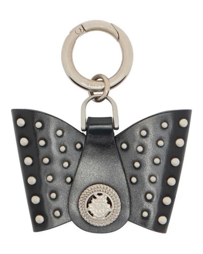 Bally B-bow studded leather charm - Schwarz Schwarz