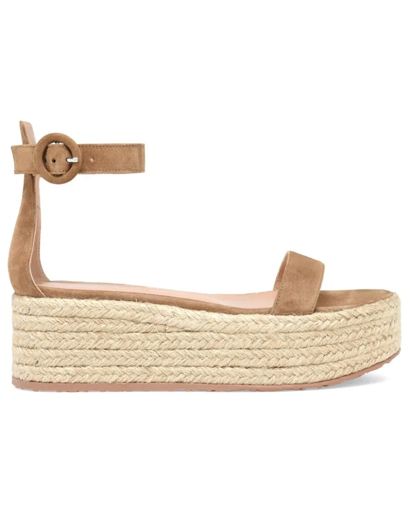 Gianvito Rossi Seville Espadrilles 50mm - Braun Braun