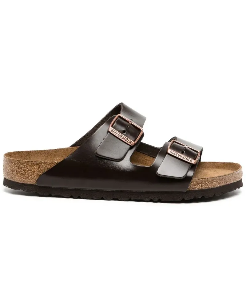 Birkenstock Arizona Pantoletten aus Wildleder - Braun Braun