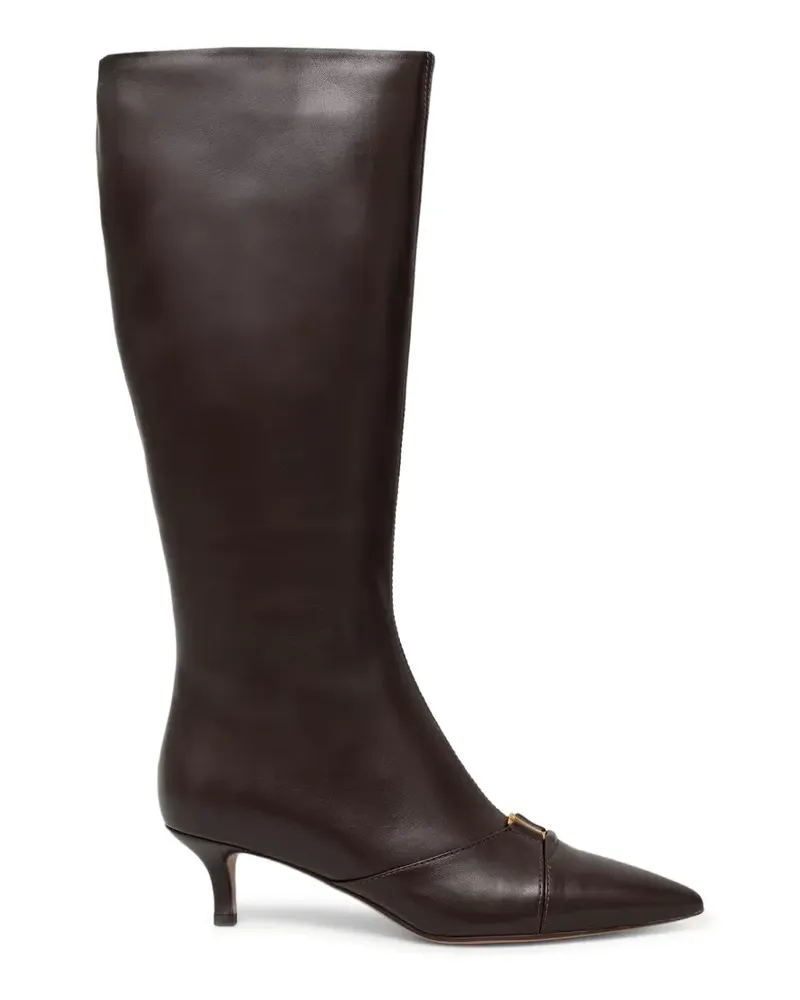 Twin-Set Stiefel mit spitzer Kappe - Braun Braun