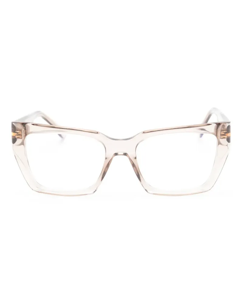 Victoria Beckham Brille mit eckigem Gestell - Nude Nude