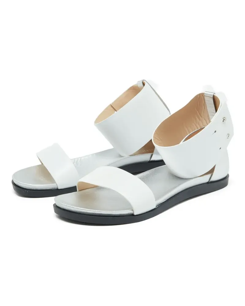 Joseph ankle-strap leather sandals - Silber Silber